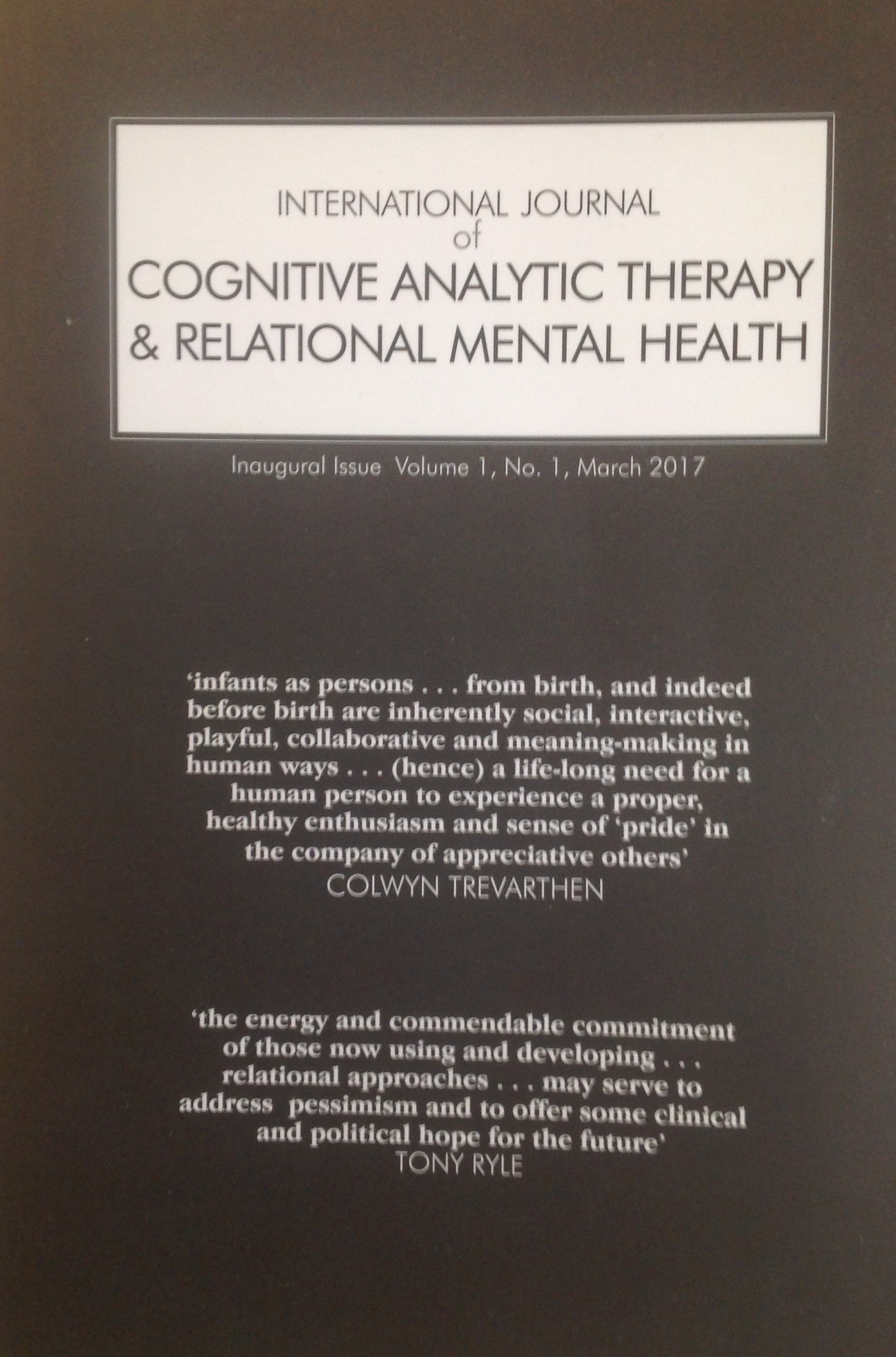 Cognition, Vol. 1, No. 1
